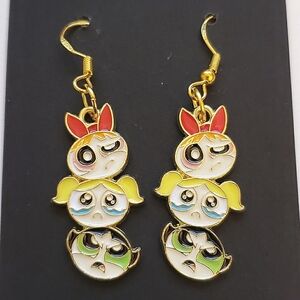 Handmade Powerpuff Girls Earrings
